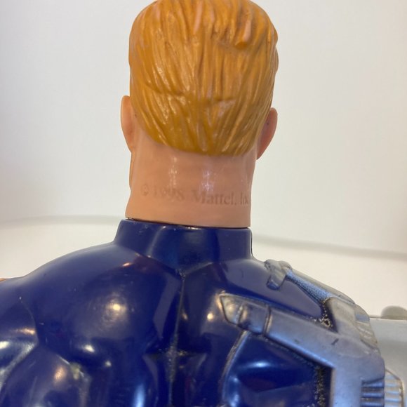 Vintage Mattel 1998 Max Steel Psycho Cyborg 12" Action Figure Toy With Boots - Picture 7 of 12